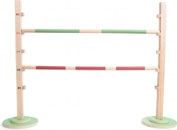 Træ atletisk forhindring til træning af spring