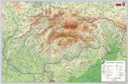 Skrivebordsunderlag Slovakiet 60x40 cm