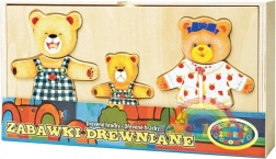 Klara bjørnefamilien – træklædningsleg