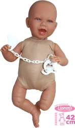 Realistisk babydukke med lyde