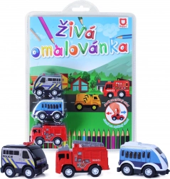 Levende farvebog biler