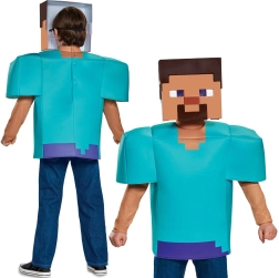 Børnekostume STEVE fra MINECRAFT til drenge 127–136 cm (7–8 år)