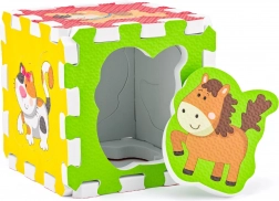 Skum-puslespil med dyr