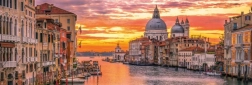 Panoramapuslespil Grand Canal Venedig
