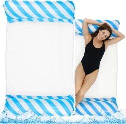 Oppustelig hængekøje-flyder til vandet 120x70 cm