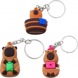 Nøglering Kapibara i silikone