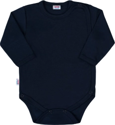 Babybody med gennemgående knaplukning New Baby Classic II mørkeblå