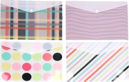 Mappe med trykknap 36x26 cm mix