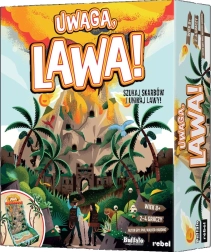 Uwaga, lawa! – familiebrætspil