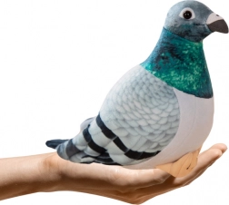 Plysset ringdue grå 20 cm