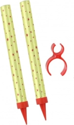 Partyfontæne i guld med flaskeholder