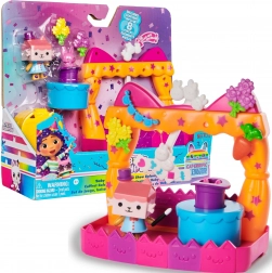 Gabbys kattedukkehus – balkon og talentshow med figuren Tekturzątko og tilbehør