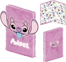 Plysset ringbindsnotesbog Lilo & Stitch – Angel