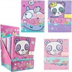 A5-dagbog med kodelås