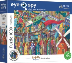 TREFL puslespil Eye-Spy Sneaky Peekers: Amsterdam 1000 brikker