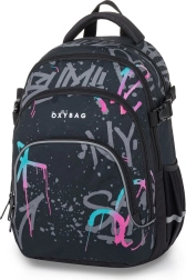 Skolerygsæk OXY Scooler Graffiti Pink
