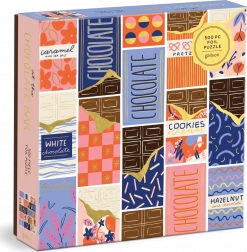 Galison firkantet puslespil i chokoladebar-stil 500 brikker