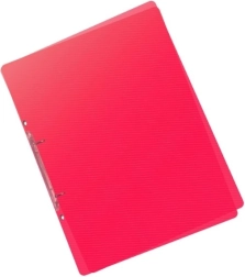 A5-ringbinder i PP med 2 ringe Lines rød