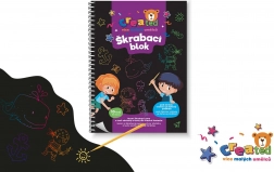 Ridsefarvede notesblokke 14 × 20 cm, 10 ark