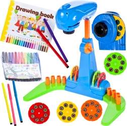 Projektor til tegning med justerbar højde og fokus