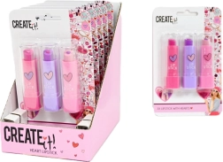 Create It! børnesæt med læbestifter Love – 3 farver