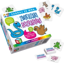 Frække dyr – huskespil for børn