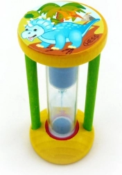 Timeglas til dino tandbørstetid