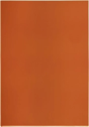 Gennemsigtig A4 L-lomme af PVC, rød, 140 mikron