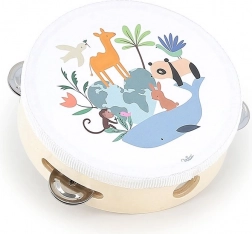 Trætamburin Dyrene i verden af Sarah Betz