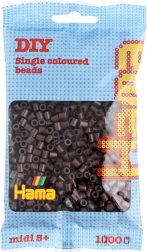 Brune strygeperler 5 mm – 1000 stk