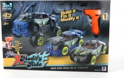 Byggesæt bil 3-i-1 med skruetrækker og børneboremaskine