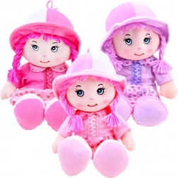 Tekstildukke Zuzia med lille hat 28 cm