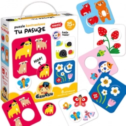 Kontrastpuslespil CzuCzu Tu Pasuje