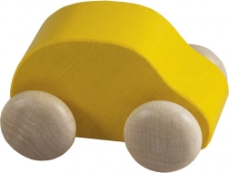 Min første lille bil gul