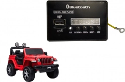 Musikpanel til elektrisk legebil