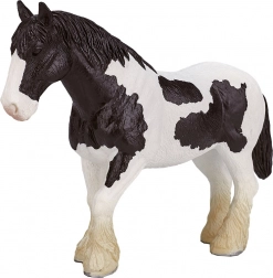 Mojo figur Clydesdale-hest sort/hvid