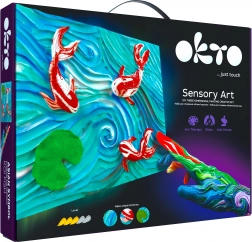 Kreativt sæt OKTO SENSOTY ART Koi-karper 30 × 40 cm