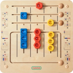 Masterkidz sorteringstavle Diamanter – vægmonteret Montessori læringsspil