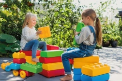 Byggeklodser med hjul - 30 stykker