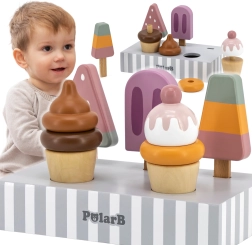 VIGA PolarB træispinde på stander – sæt med 5 stk.