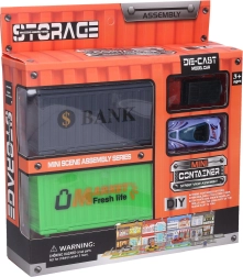 Containerby - Byggesæt med biler og tilbehør