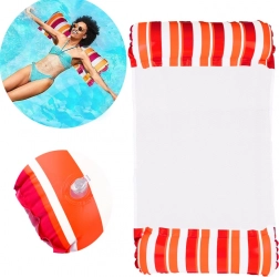 Regnbue oppustelig vand gynge madras til pool og strand