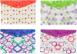 Mappe med trykknap 35x25 cm