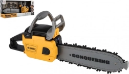 Børnekædesav på batteri med lyd og lys 42 cm