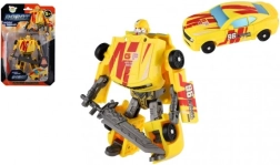 Transformerende gul robot – bil 14 cm