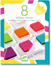 Stempelpuder i Pop farver fra Djeco