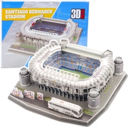 3D-puslespil Santiago Bernabéu Stadion Real Madrid 101 brikker