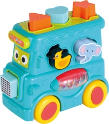 Indsætningslegetøj bus 15 cm