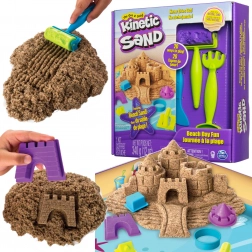 Kinetic Sand stranddag – sæt med slot og tilbehør