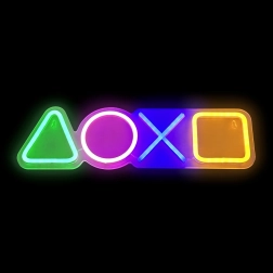 LED neonlampe i form af en spillekonsol